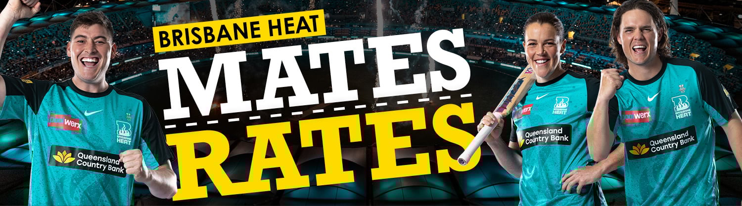 BRISBANE HEAT - Mates Rates 2024 - Mates Rates WEBSITE Landing page banner - 900x250 BRISBANE HEAT - Mates Rates 2024 - Mates Rates WEBSITE Landing page banner - 900x250