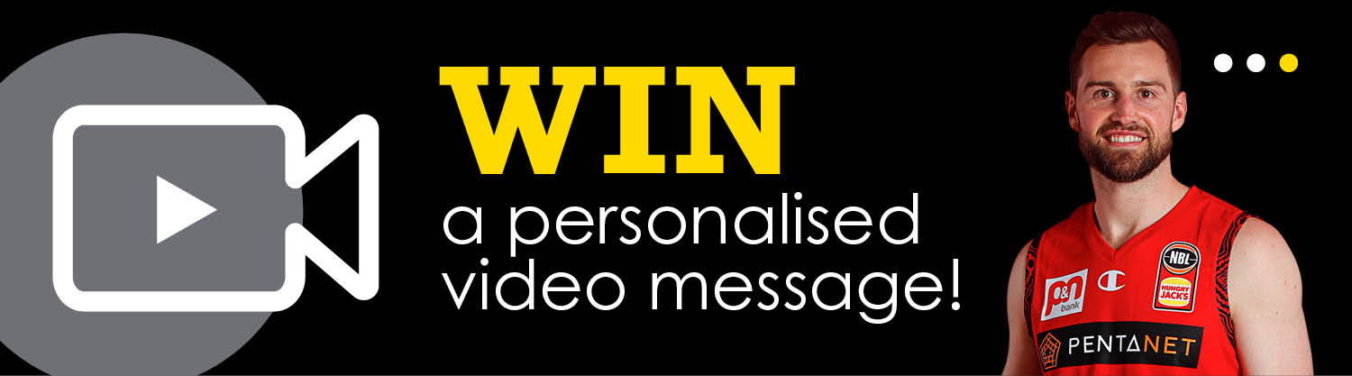 PERTH WILDCATS - Win a personalised video message 2022 - WEBSITE Landing page banner 900x250 2