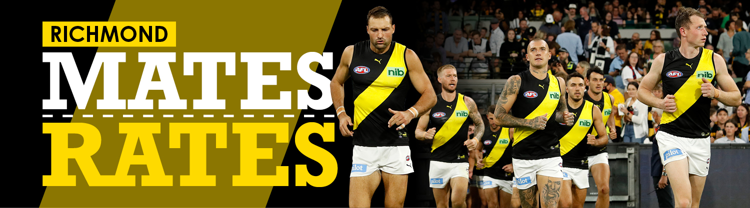RICHMOND - Mates Rates 2022 - WEBSITE Landing page banner - 900x250 RICHMOND - Mates Rates 2022 - WEBSITE Landing page banner - 900x250