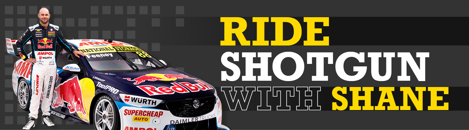 Redbull Racing - Ride Shotgun with Shane 2022 - WEBSITE Landing page banner 900x250